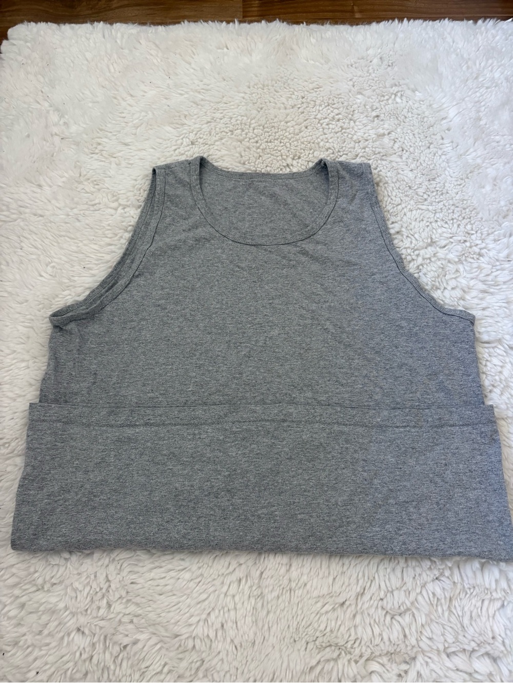 Grey Women's Sleeveless Crop Tank Top